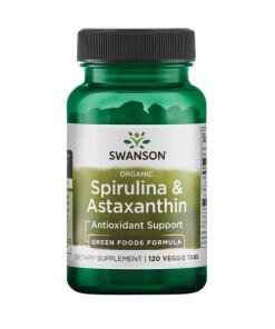 Swanson - Spirulina & Astaxanthin 120 veggie tabs