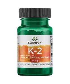 Swanson - Vitamin K-2 100mcg - 30 softgels