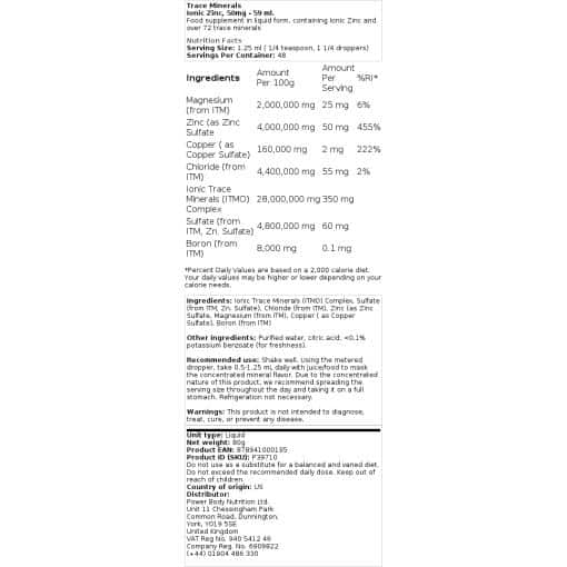 Spurenelemente - Ionisches Zink, 50 mg - 59 ml – Bild 3