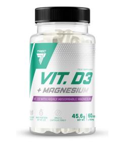 Vitamin D3 + Magnesium - 60 caps
