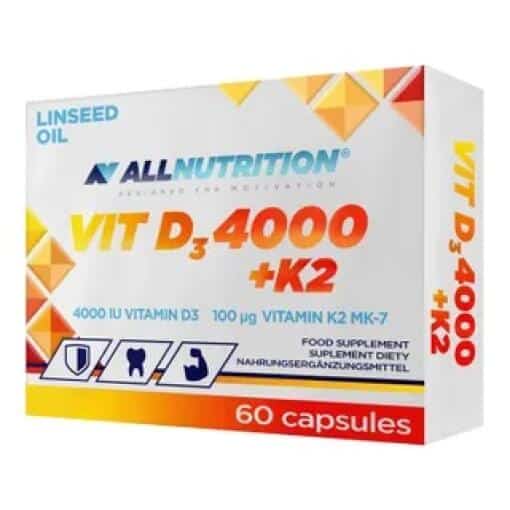Allnutrition - Vit D3 4000 + K2 - 60 caps