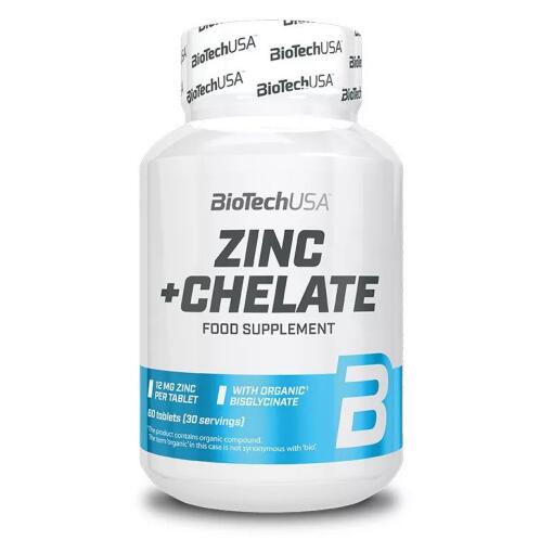 BioTechUSA - Zinc + Chelate - 60 tablets