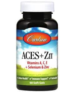Carlson Labs - ACES + Zn - 60 softgels