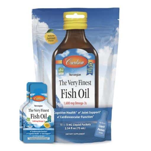 Carlson Labs - The Very Finest Fish Oil - 1600mg Omega-3s