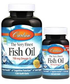 Carlson Labs - The Very Finest Fish Oil - 700mg Omega-3s