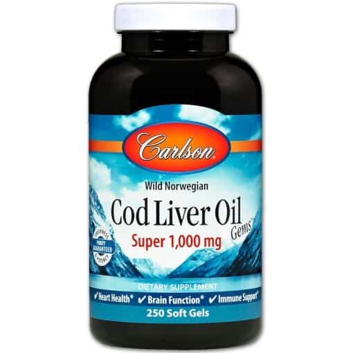 Carlson Labs - Wild Norwegian Cod Liver Oil Gems