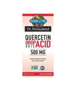 Garden of Life - Dr. Formulated Quercetin Drop Uric Acid - 60 vegan tabs