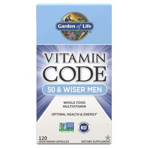 Garden of Life - Vitamin Code 50 & Wiser Men - 120 vcaps