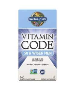 Garden of Life - Vitamin Code 50 & Wiser Men - 240 vcaps