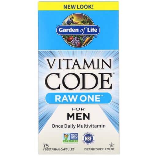 Garden of Life - Vitamin Code RAW ONE for Men - 75 vcaps