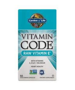 Garden of Life - Vitamin Code Raw Vitamin E - 60 vcaps