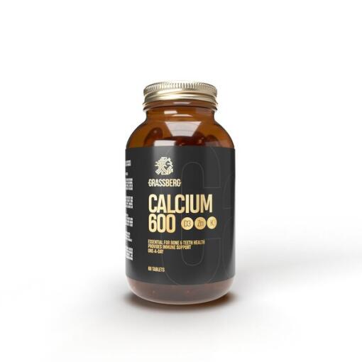 Grassberg - Calcium 600 D3 Zn K - 90 tabs