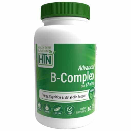 Health Thru Nutrition - Advanced B-Complex plus Choline - 60 vcaps