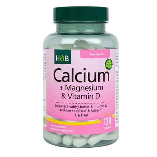 Holland & Barrett - Calcium + Magnesium & Vitamin D - 120 vegetarian tabs