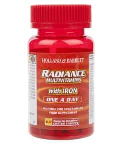 Holland & Barrett - Radiance Multivitamins & Iron One a Day - 60 tablets (EAN 5017174029312)
