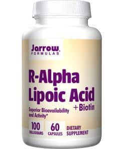 Jarrow Formulas - R-Alpha Lipoic Acid + Biotin - 60 caps