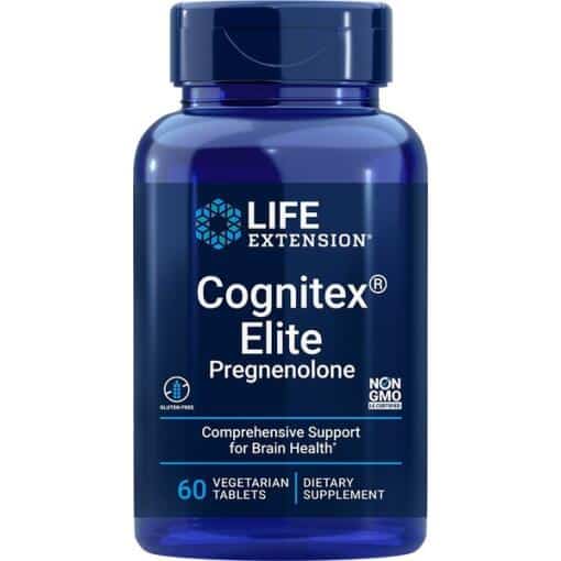 Life Extension - Cognitex Elite Pregnenolone - 60 vegeterian tabs