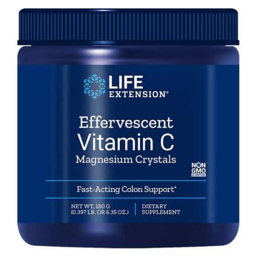 Life Extension - Effervescent Vitamin C Magnesium Crystals - 180g