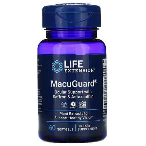 Life Extension - MacuGuard Ocular Support with Saffron & Astaxanthin - 60 softgels