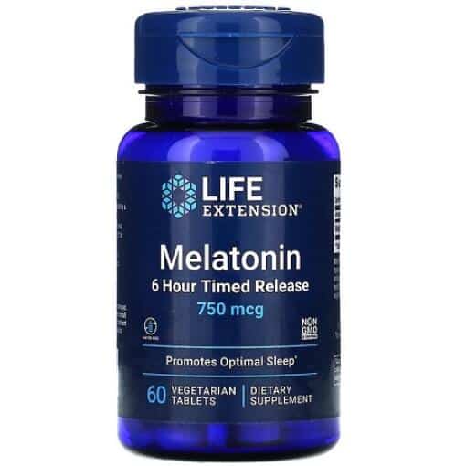 Life Extension - Melatonin 6 Hour Timed Release