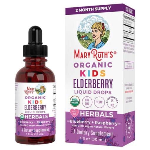MaryRuth Organics - Organic Kids Elderberry Liquid Drops