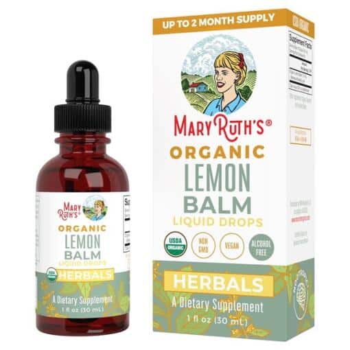 MaryRuth Organics - Organic Lemon Balm Liquid Drops - 30 ml.