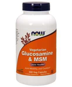 NOW Foods - Glucosamine & MSM Vegetarian - 240 vcaps