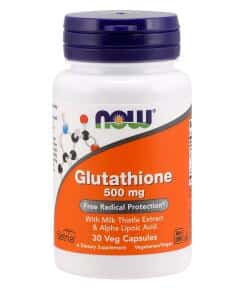 NOW Foods - Glutathione with Milk Thistle Extract & Alpha Lipoic Acid