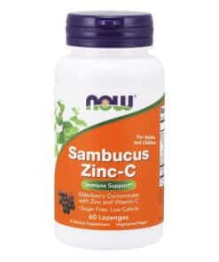 NOW Foods - Sambucus Zinc-C - 60 lozenges