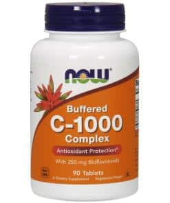 NOW Foods - Vitamin C-1000 Complex - Buffered with 250mg Bioflavonoids - 90 tabs