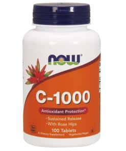 NOW Foods - Vitamin C-1000 with Rose Hips - Sustained Release - 100 tabs