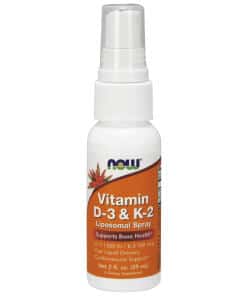 NOW Foods - Vitamin D-3 & K-2 Liposomal Spray - 59 ml.