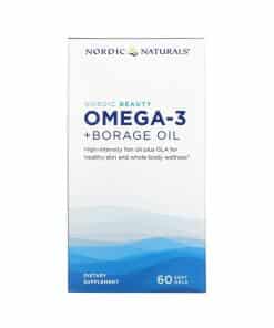 Nordic Naturals - Nordic Beauty Omega-3 + Borage Oil - 60 softgels