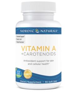 Nordic Naturals - Vitamin A + Carotenoids - 30 softgels