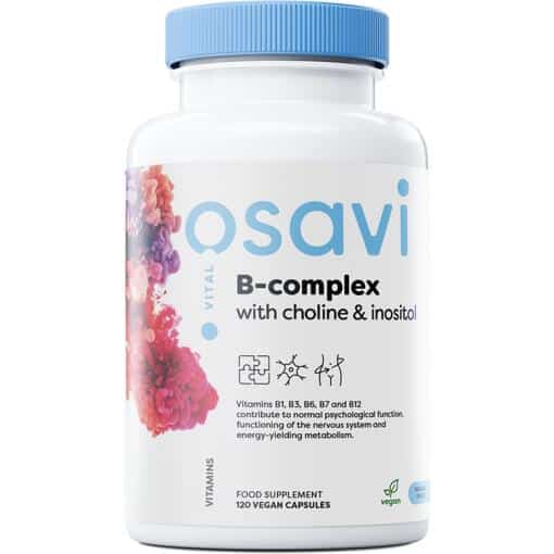 Osavi - B-Complex with Choline & Inositol - 120 vegan caps