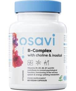 Osavi - B-Complex with Choline & Inositol - 60 vegan caps