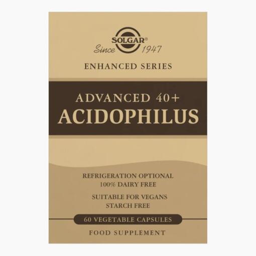 Solgar - Advanced 40+ Acidophilus - 60 vcaps