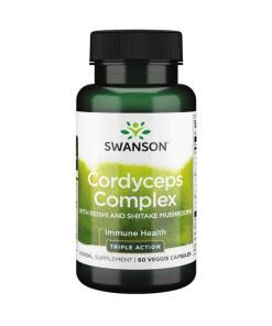 Swanson - Cordyceps Complex with Reishi and Shiitake Mushrooms - 60 vcaps