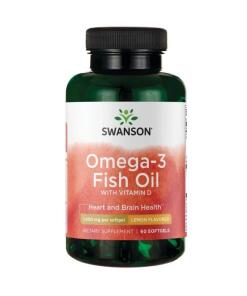 Swanson - Omega-3 Fish Oil with Vitamin D