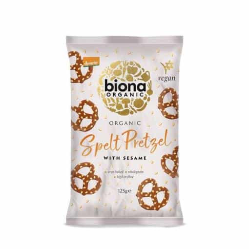 Biona Organic - Spelt Pretzel with Sesame - 125g