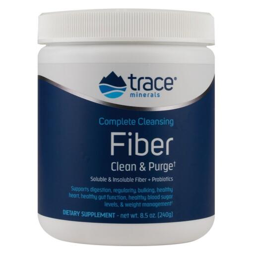 Trace Minerals - Complete Cleansing Fiber - Clean & Purge - 240g