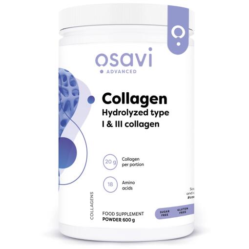 Osavi - Collagen Peptides - Hydrolyzed Type 1 & 3 - 600g