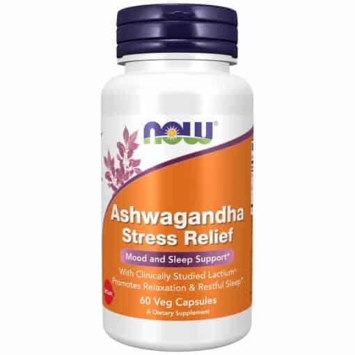 NOW Foods - Ashwagandha Stress Relief - 60 vcaps