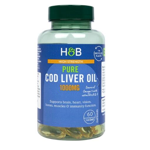 Holland & Barrett - High Strength Pure Cod Liver Oil