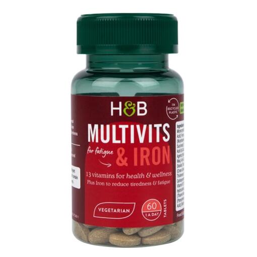 Holland & Barrett - Multivits & Iron - 60 tablets