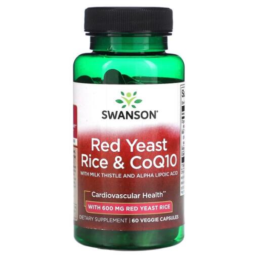 Swanson - Red Yeast Rice & CoQ10 - 60 vcaps