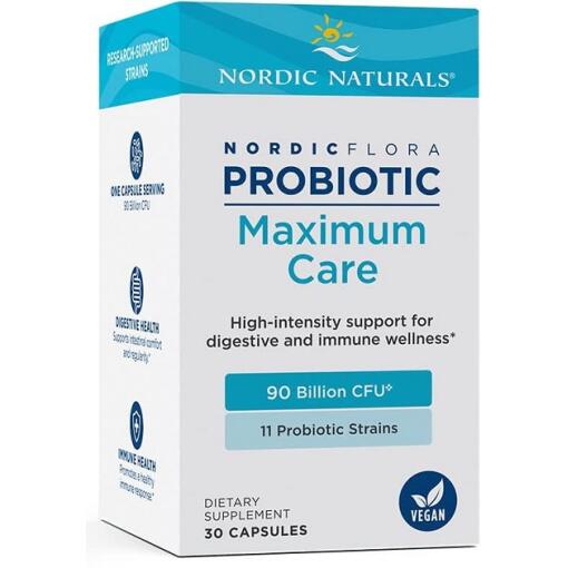 Nordic Naturals - Nordic Flora Probiotic Maximum Care - 30 vcaps