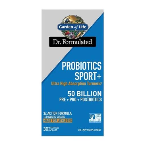Garden of Life - Dr. Formulated Probiotics Sport+ 50 Billion - 30 vcaps