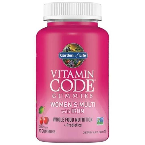 Garden of Life - Vitamin Code Women's Multi with Iron + Probiotics Gummies