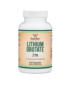 Double Wood - Lithiumorotat 5mg - 210 vegane Kapseln